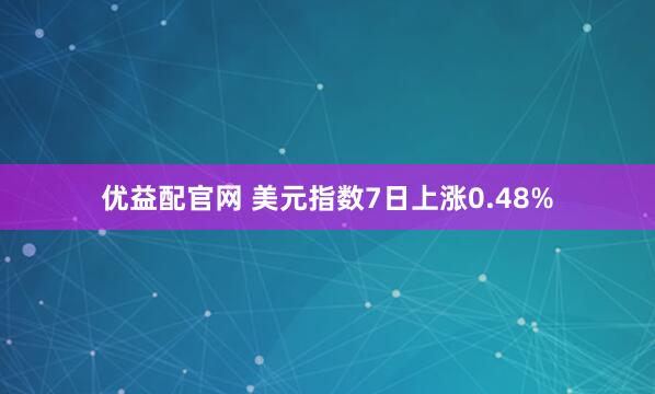 优益配官网 美元指数7日上涨0.48%
