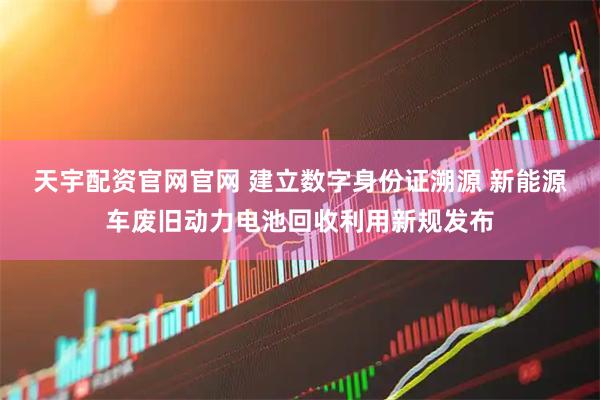 天宇配资官网官网 建立数字身份证溯源 新能源车废旧动力电池回收利用新规发布