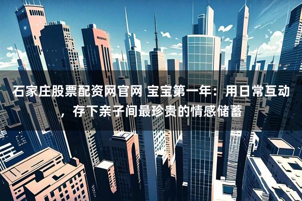 石家庄股票配资网官网 宝宝第一年：用日常互动，存下亲子间最珍贵的情感储蓄